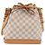LOUIS VUITTON Borsa a Spalla Noe BB Damier Azur N41220 LV Auth 176045A - vista 13