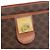 Céline Clutch in tela Macadam CELINE in pelle PVC marrone oro Auth 176026 D'oro - vista 13