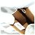 Céline Charm per borsa in tela Macadam Micro Vertical CELINE PVC Bianco Oro Auth 175660M D'oro - vista 18