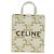 Céline Charm per borsa in tela Macadam Micro Vertical CELINE PVC Bianco Oro Auth 175660M D'oro - vista 2