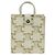 Céline Charm per borsa in tela Macadam Micro Vertical CELINE PVC Bianco Oro Auth 175660M D'oro - vista 3