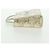 Céline Charm per borsa in tela Macadam Micro Vertical CELINE PVC Bianco Oro Auth 175660M D'oro - vista 4