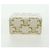 Céline Charm per borsa in tela Macadam Micro Vertical CELINE PVC Bianco Oro Auth 175660M D'oro - vista 8