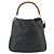 Borsa a Spalla in Pelle Gucci Bamboo 2way Nera Oro Auth 175954 Nero D'oro - vista 2