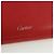 Cartier Estuche para tarjetas de cuero burdeos Auth am11308V - vista 12