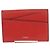 Cartier Estuche para tarjetas de cuero burdeos Auth am11308V - vista 3