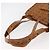 Borsa Tote Vicetos Logogram MCM in pelle PVC marrone oro Auth BA12112 D'oro - vista 7