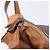 Céline Borsa a spalla circolare in tela Macadam CELINE in pelle PVC marrone oro Auth ti3851 D'oro - vista 22