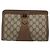 Borsa Sherry Line GG Supreme Web di GUCCI in PVC beige e oro 89 01 032 Auth yk20277 D'oro - vista 2