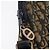 Bolsa de Ombro em Lona Trotter Christian Dior Azul Marinho Dourado Auth ka3862 - vista 15