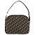 Bolsa de Ombro em Lona Trotter Christian Dior Azul Marinho Dourado Auth ka3862 - vista 3