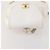 Zaino Triple Coco CHANEL in pelle caviar bianca oro CC Auth BAZ250A Bianco D'oro - vista 6