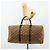 Borsa Boston in tela Trotter Christian Dior marrone oro Auth 175130 D'oro - vista 20