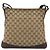 Borsa a Spalla GG Canvas Gucci Beige Argento 145857 Auth 176602 - vista 3