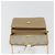 Bolsa de ombro de couro bege dourado Christian Dior Auth 175143 - vista 15