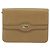 Bolsa de ombro de couro bege dourado Christian Dior Auth 175143 - vista 2