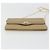 Bolsa de ombro de couro bege dourado Christian Dior Auth 175143 - vista 9