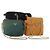 PRADA Borsa a Spalla con Catena Nylon 3 Set Beige Nero Verde Auth 174962