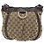 Borsa a Spalla GG Canvas Gucci Beige Oro 203257 Auth ka3983 D'oro - vista 2