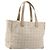 CHANEL Nuova linea da viaggio Borsa a mano in nylon beige oro CC Auth BA12132 D'oro