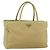 PRADA Borsa a mano in nylon beige argento autentica ti3872