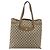Gucci Borsa Tote GG Supreme in PVC beige e oro 39 02 061 Auth 175347 D'oro - vista 2