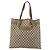 Gucci Borsa Tote GG Supreme in PVC beige e oro 39 02 061 Auth 175347 D'oro - vista 3