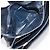 Céline Borsa a Spalla Celine C Sulky in Tela Blu Navy e Oro Auth 176524 D'oro - vista 22
