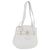 Borsa a Spalla Christian Dior in Pelle Bianca e Oro Auth 176489 Bianco D'oro