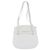 Borsa a Spalla Christian Dior in Pelle Bianca e Oro Auth 176489 Bianco D'oro - vista 3
