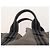 Hermès HERMES Borsa Fourre Tout MM in Tela 2 Set Grigio Nero Auth 175013 Marrone - vista 6