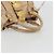 Borsa a mano Miu Miu in pelle beige oro Auth 175444A D'oro - vista 7