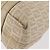 Borsa a mano in tela Zucchino FENDI avorio e oro Auth 175493 - vista 13