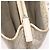 Borsa a mano in tela Zucchino FENDI avorio e oro Auth 175493 - vista 21