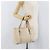 Borsa a mano in tela Zucchino FENDI avorio e oro Auth 175493 - vista 24