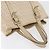 Borsa a mano in tela Zucchino FENDI avorio e oro Auth 175493 - vista 6