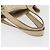 Borsa a mano in tela Zucchino FENDI avorio e oro Auth 175493 - vista 7