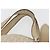 Borsa a mano in tela Zucchino FENDI avorio e oro Auth 175493 - vista 8
