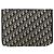 Clutch in tela Trotter Christian Dior Navy Argento Auth ti3819 Blu navy - vista 2