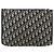 Clutch in tela Trotter Christian Dior Navy Argento Auth ti3819 Blu navy - vista 3