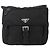 Borsa a Spalla PRADA Nylon Nero Argento Autentica 175302 - vista 13