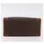 Céline Borsa a mano in tela Macadam CELINE in pelle PVC marrone oro Auth 176037 D'oro - vista 9