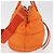 PRADA Borsa a Mano Nylon 2 vie Arancione Argento Auth ka3919 - vista 3