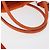 PRADA Borsa a Mano Nylon 2 vie Arancione Argento Auth ka3919 - vista 7