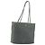 PRADA Nylon Tote Bag Grün Silber Auth 175705