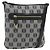 LOEWE Borsa a Spalla Anagram in Pelle PVC Grigia Oro Auth yk20256 Marrone D'oro