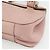 Borsa a mano Gancini in pelle rosa argento Auth 176491 di Salvatore Ferragamo - vista 10