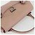Borsa a mano Gancini in pelle rosa argento Auth 176491 di Salvatore Ferragamo - vista 6