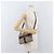 Borsa a Spalla GUCCI GG Supreme Web Sherry Line PVC Beige Oro Auth 175436 D'oro - vista 22