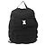 Zaino PRADA in nylon nero argento Auth 175381 - vista 13